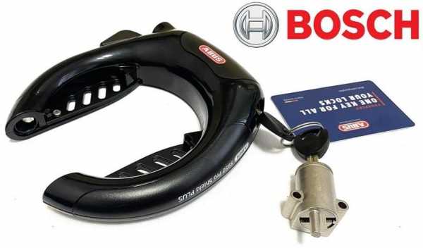 Замок подкова ABUS 5950 PRO SHIELD PLUS + ЗАМОК для BOSCH Tube IT2.1
